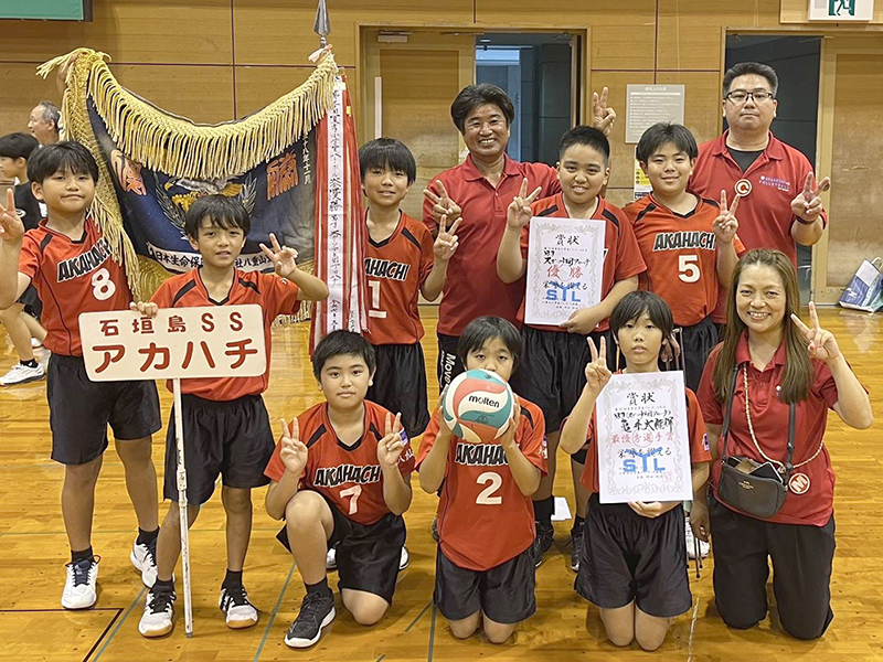 男子の部優勝:スポーツ少年団アカハチ 男子の部優勝:スポーツ少年団アカハチ