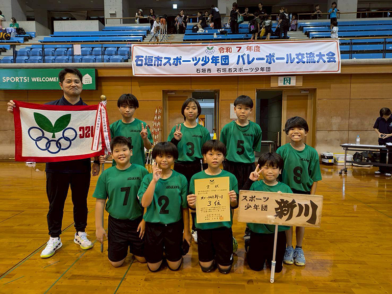 男子Aクラスの部3位:スポーツ少年団新川 男子Aクラスの部3位:スポーツ少年団新川