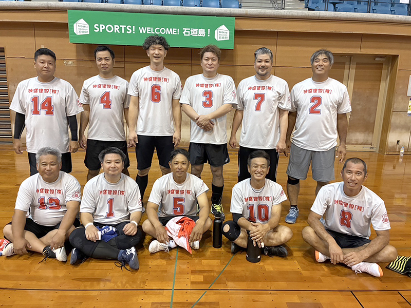 マスターズの部優勝:砂盛建設(株) マスターズの部優勝:砂盛建設(株)