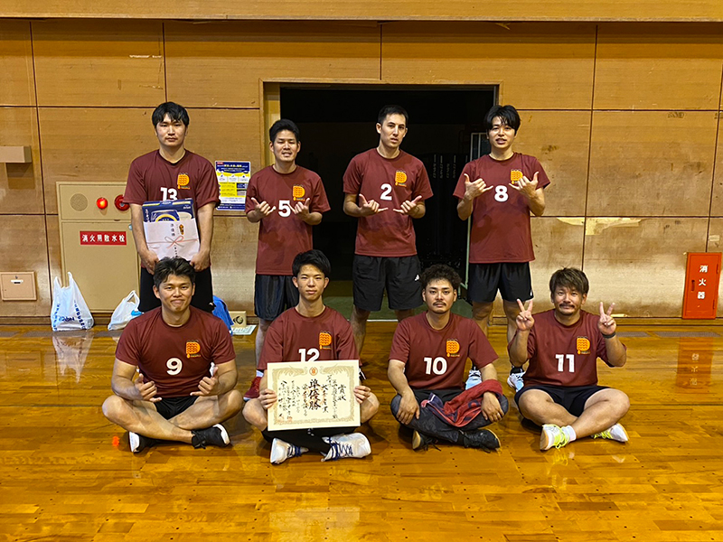 一般男子の部準優勝：大喜産業