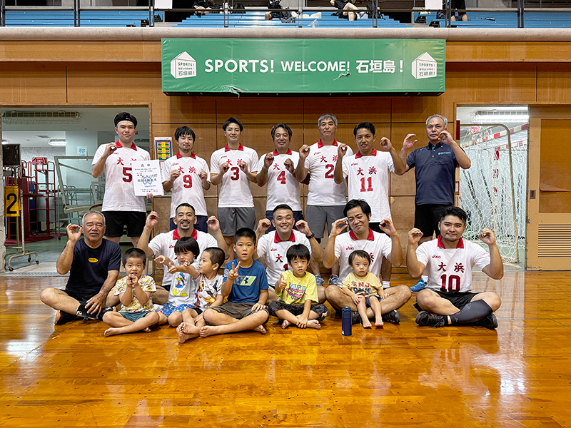男子の部優勝：大浜