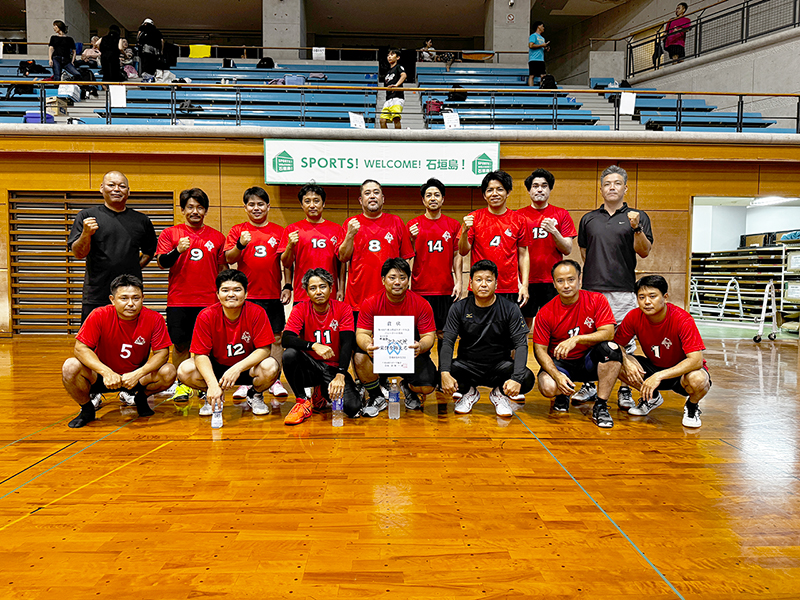 男子の部準優勝：宮良