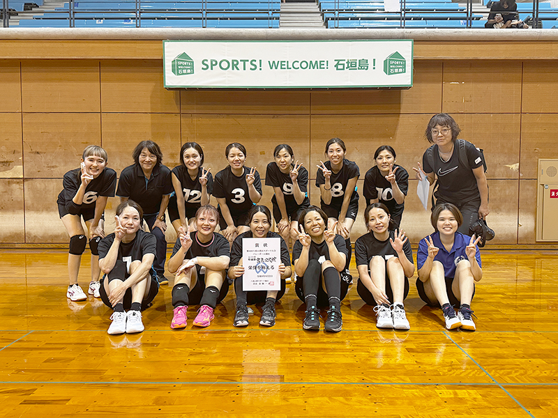 女子の部準優勝：宮良